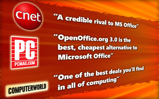 OpenOffice is a free open-source office suite.