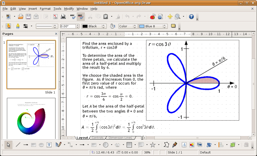 OpenOffice Draw Screenshot OpenOffice Draw Screenshot